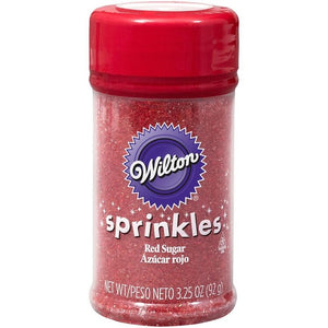 Wilton Sanding Sugar Sprinkles, Red