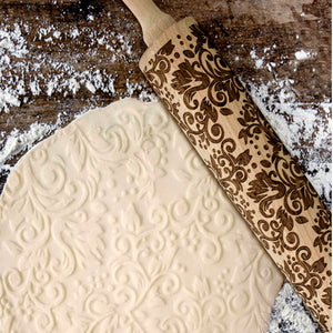 Danesco Embossed Rolling Pin