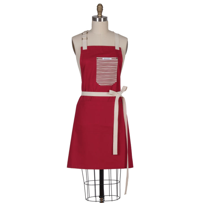 Kay Dee Apron Adult Chef, KD Kitchen Samba Red