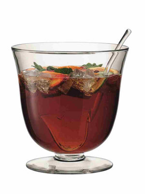 Serve Glass Punch Bowl with Ladle