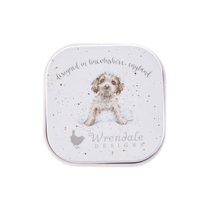 Wrendale Designs Lip Balm Tin, 'Teacup Pup' Dog