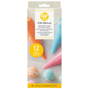Wilton Disposable Candy Piping Bags, 12-Count