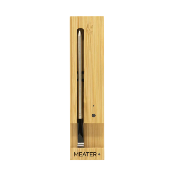 MEATER Meat Thermometer Plus With Bluetooth® Repeater, Honey Bamboo Colour