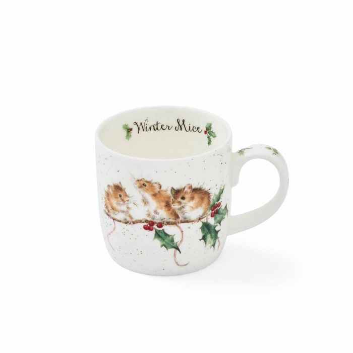 Wrendale Designs Mug 11oz, ‘Winter Mice’