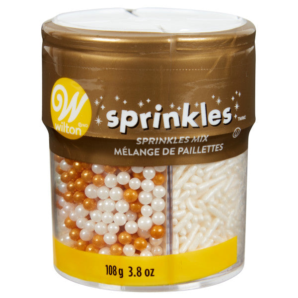 Wilton 4-Cell Pearlized Gold Sprinkles