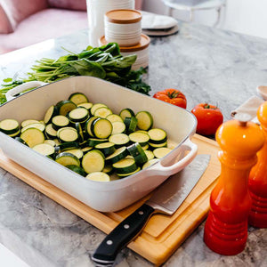 Le Creuset Rectangular Roaster 4.9L, White