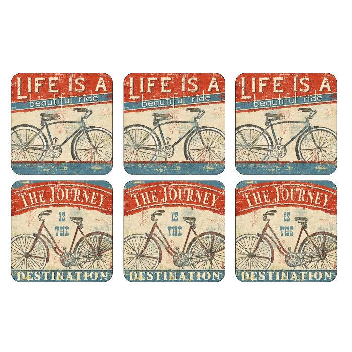 Pimpernel Beautiful Ride Coasters Set of 6