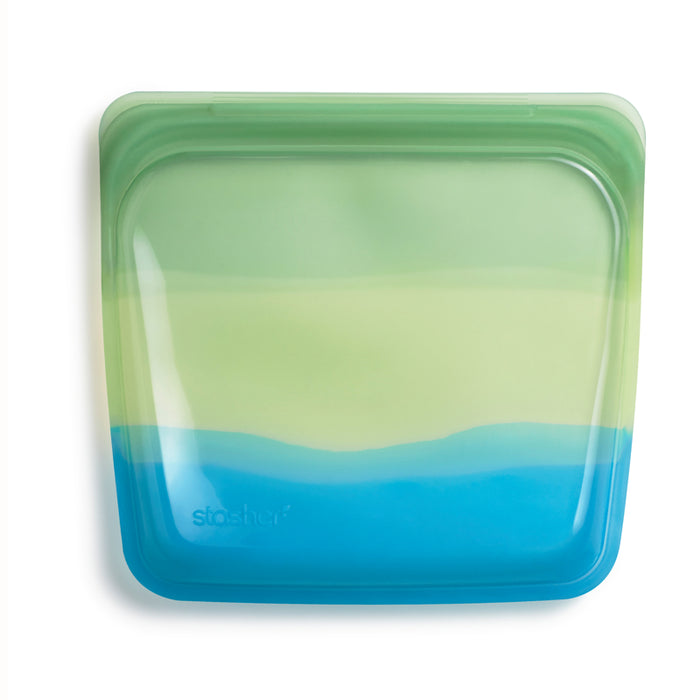 Stasher Reusable Sandwich Bag 450ml, Black Sea
