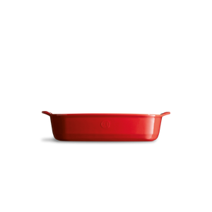 Emile Henry Small Rectangular Oven Dish, Grand Cru (Burgundy Red)
