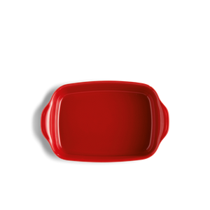 Emile Henry Small Rectangular Oven Dish, Grand Cru (Burgundy Red)