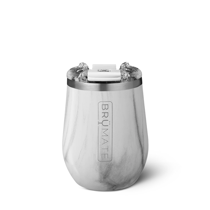 BruMate Uncork'd Wine Tumbler 14oz, Carrara