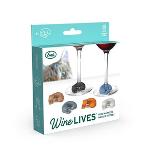 FRED Wine Lives Cat Drink Markers