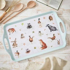 Wrendale Designs Large Serving Tray, 'Country Set'